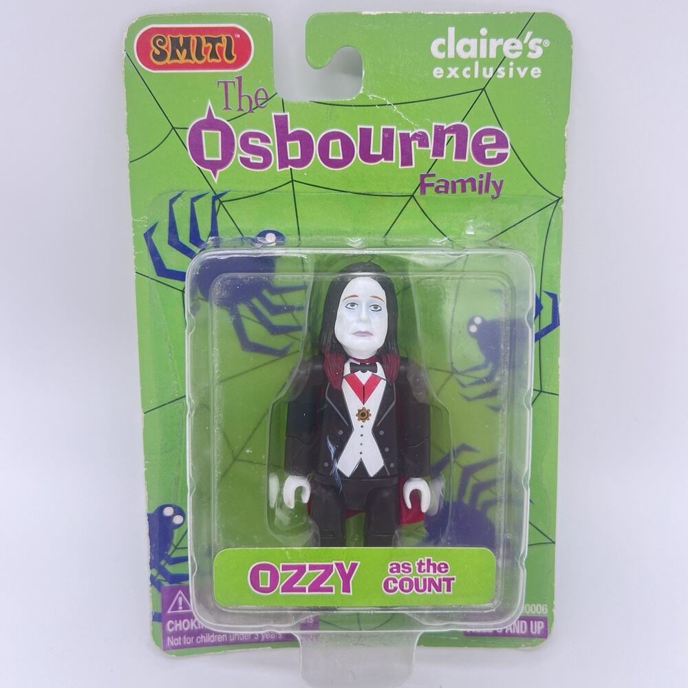 OZZY OSBOURNE 2002 THE COUNT Claire’s Exclusive Sealed MOC SMITI Exclusive Fig.